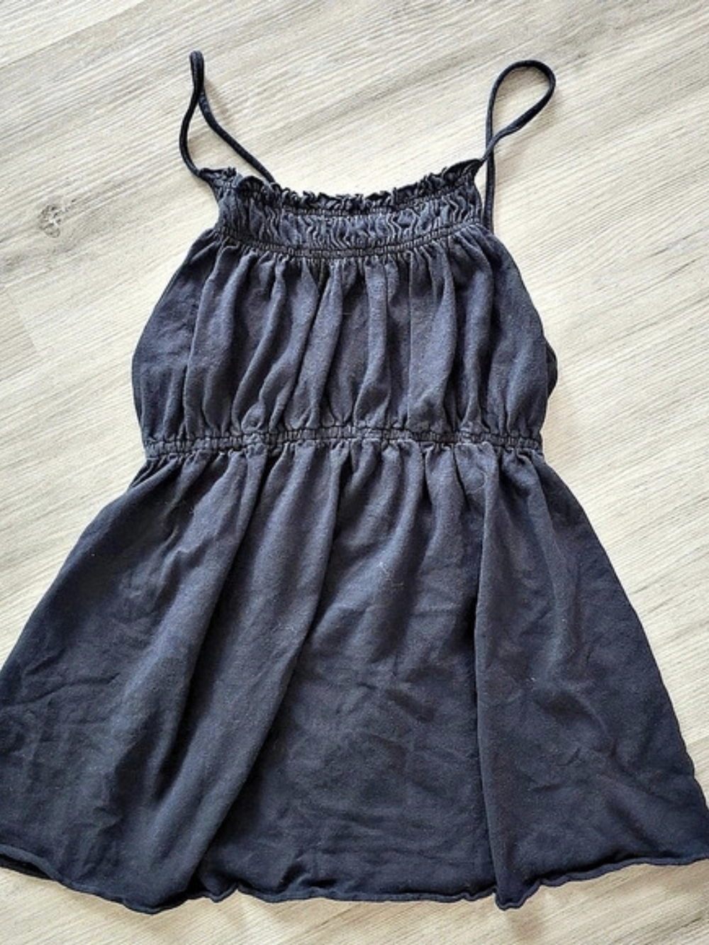 Free People | Black Babydoll Tank Top | Size XS
